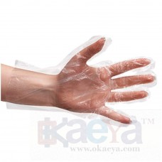 OkaeYa Transparent Clear Gloves for Hands 500 Pcs Pack